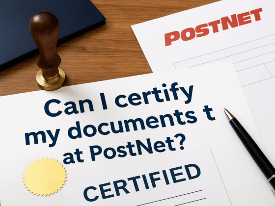 Can I Certify My Documents at PostNet?